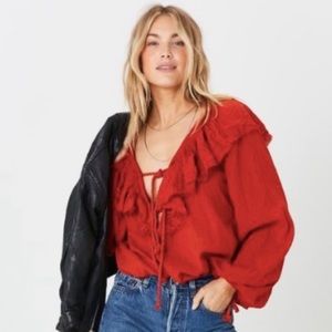 Jen's Pirate Booty Vientiane Boho Tassel Blouse XS